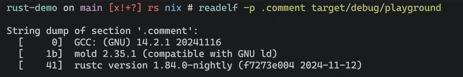 readelf